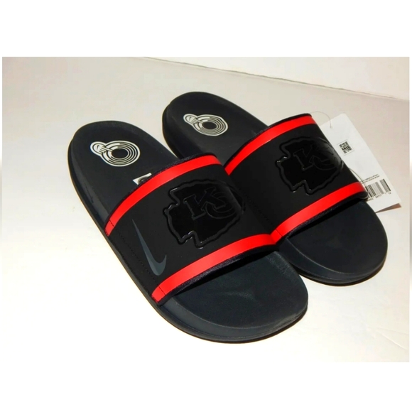 NWT Men's Kansas City Chiefs Nike Off Court Slides - Picture 2 of 6